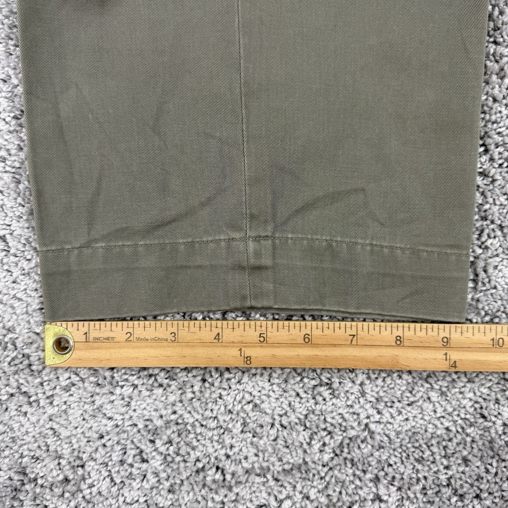 Vintage Polo Ralph Lauren Andrew Chino Pants Men's 40x29 Olive Green Pleats - Picture 6 of 13